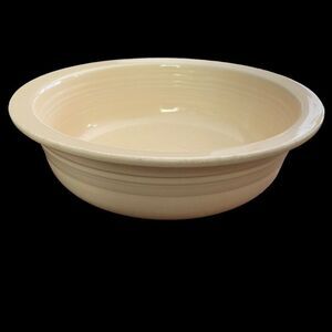 Vintage Fiestaware Fiesta Nappie Bowl Ivory 8-1/2" 1935 - 1969